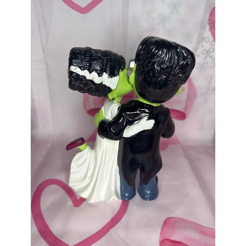 NEW HALLOWEEN FRANKENSTEIN BRIDE COUPLE HALLOWEEN FIGURINE